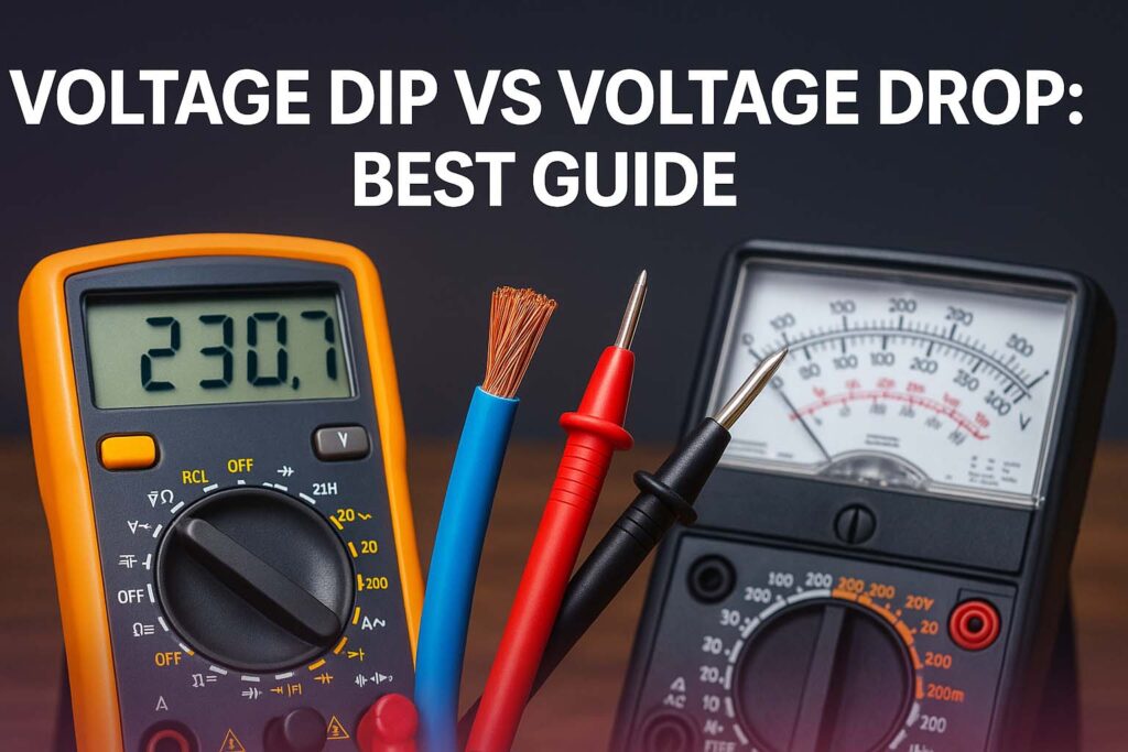 Voltage Dip vs Voltage Drop: Best Guide 1 Voltage Dip vs Voltage Drop: Best Guide