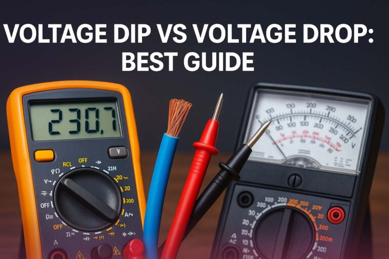Voltage Dip vs Voltage Drop: Best Guide