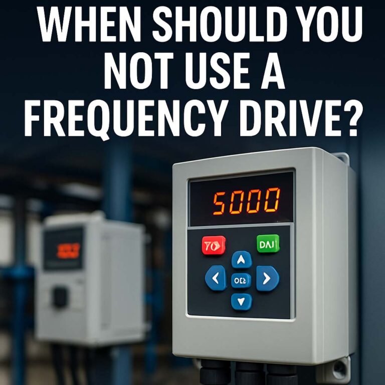 When Should You Not Use a Frequency Drive