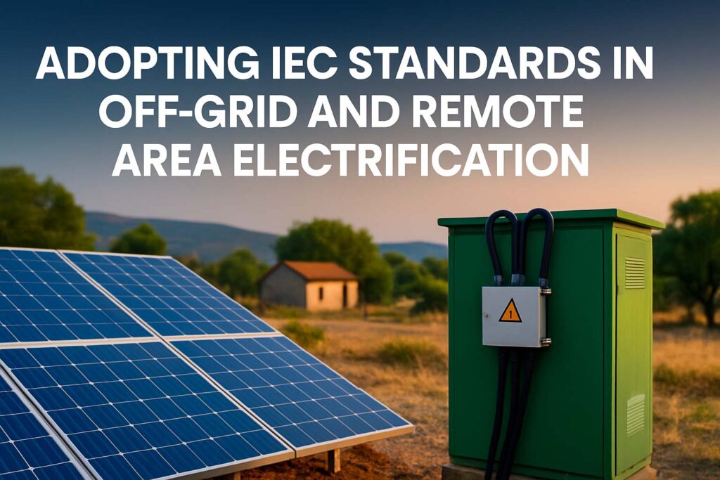 Adopting IEC Standards in Off-Grid and Remote Area Electrification 1 Adopting IEC Standards in Off-Grid and Remote Area Electrification
