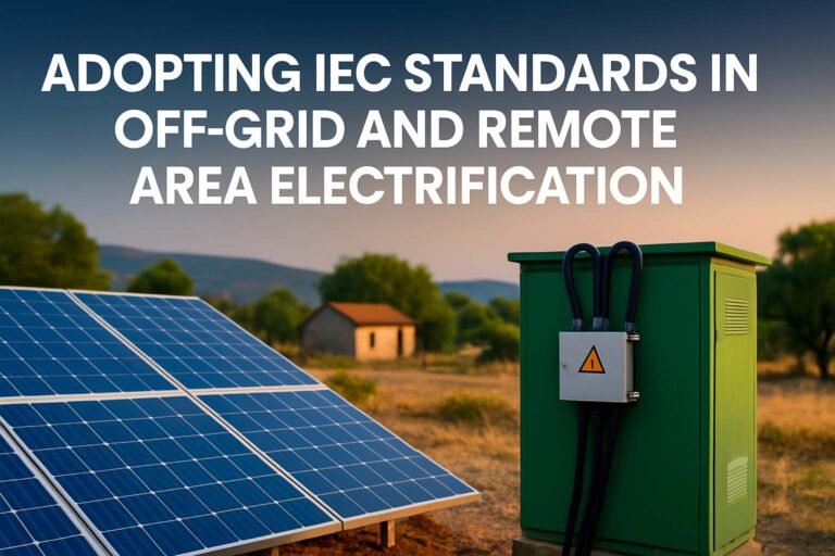 Adopting IEC Standards in Off-Grid and Remote Area Electrification 1 Adopting IEC Standards in Off-Grid and Remote Area Electrification
