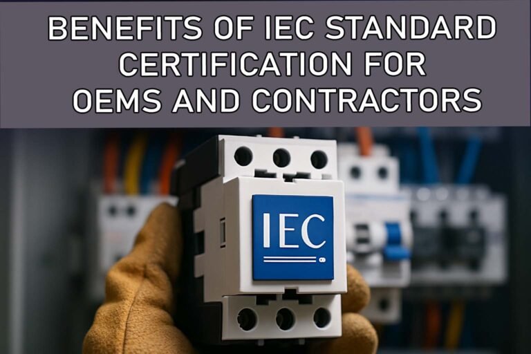 Benefits of IEC Standard Certification for OEMs and Contractors 1 Benefits of IEC Standard Certification for OEMs and Contractors