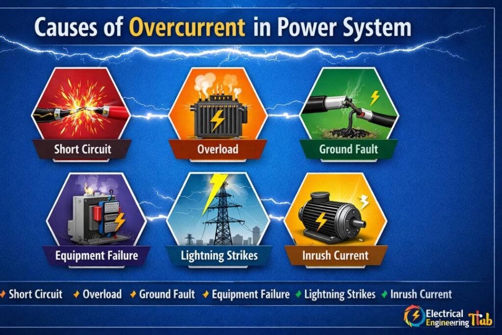 Causes of Overcurrent in Power System