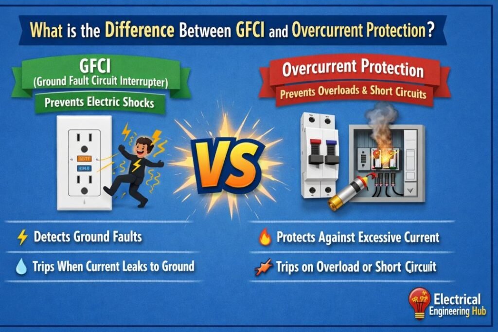 Difference Between GFCI and Overcurrent Protection