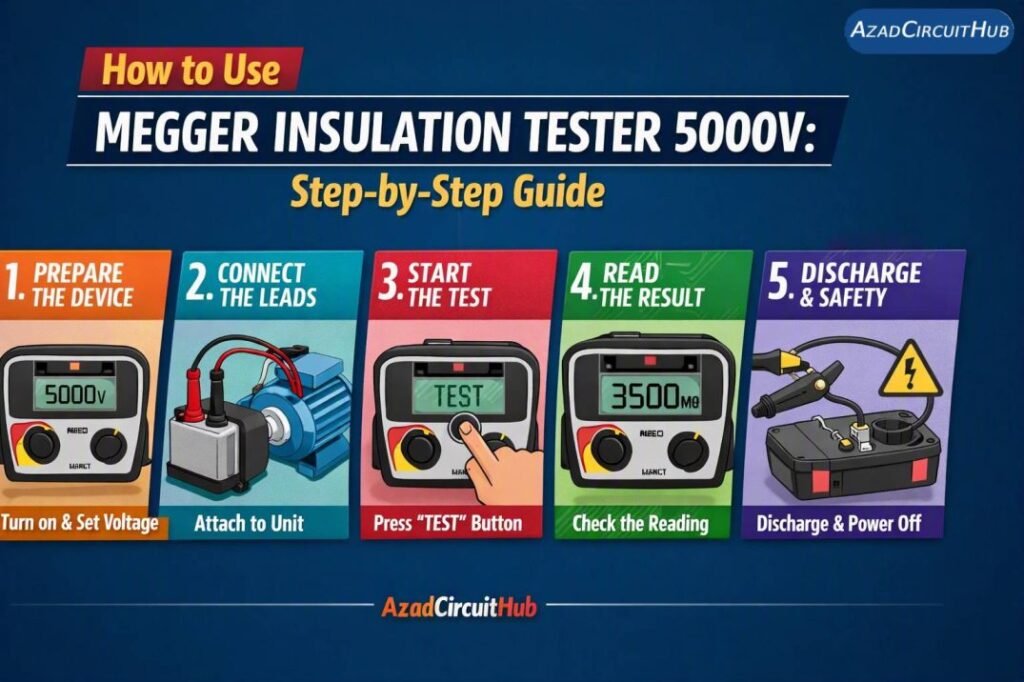 How to Use Megger Insulation Tester 5000V Step-by-Step Guide