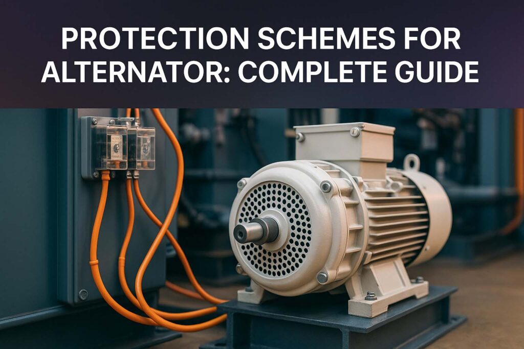 Protection Schemes for Alternator: Complete Guide 1 Protection Schemes for Alternator: Complete Guide