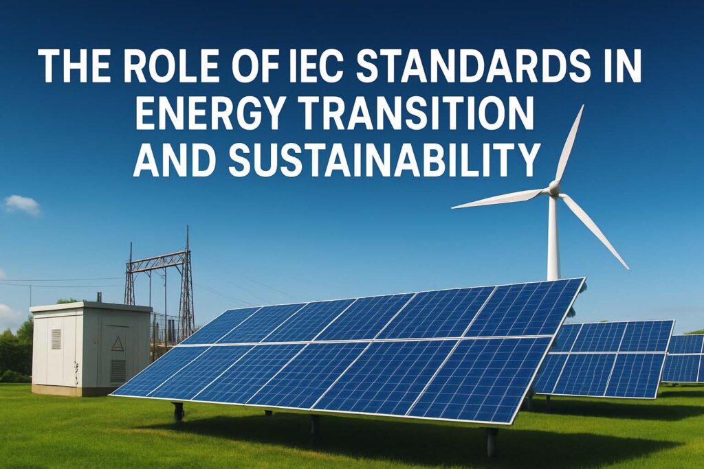 The Role of IEC Standards in Energy Transition and Sustainability 1 The Role of IEC Standards in Energy Transition and Sustainability