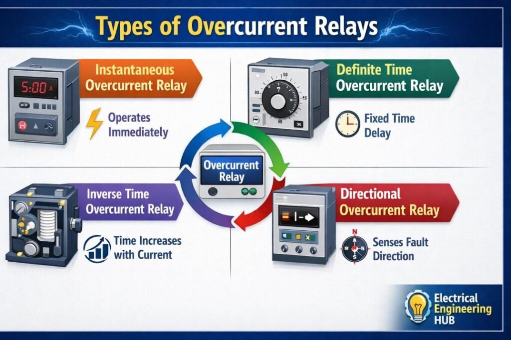 Types of Overcurrent Relays