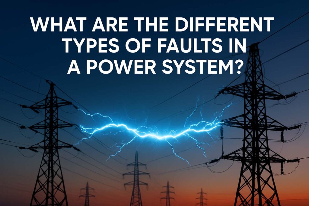 What are the Different Types of Faults in a Power System? 1 What are the Different Types of Faults in a Power System?