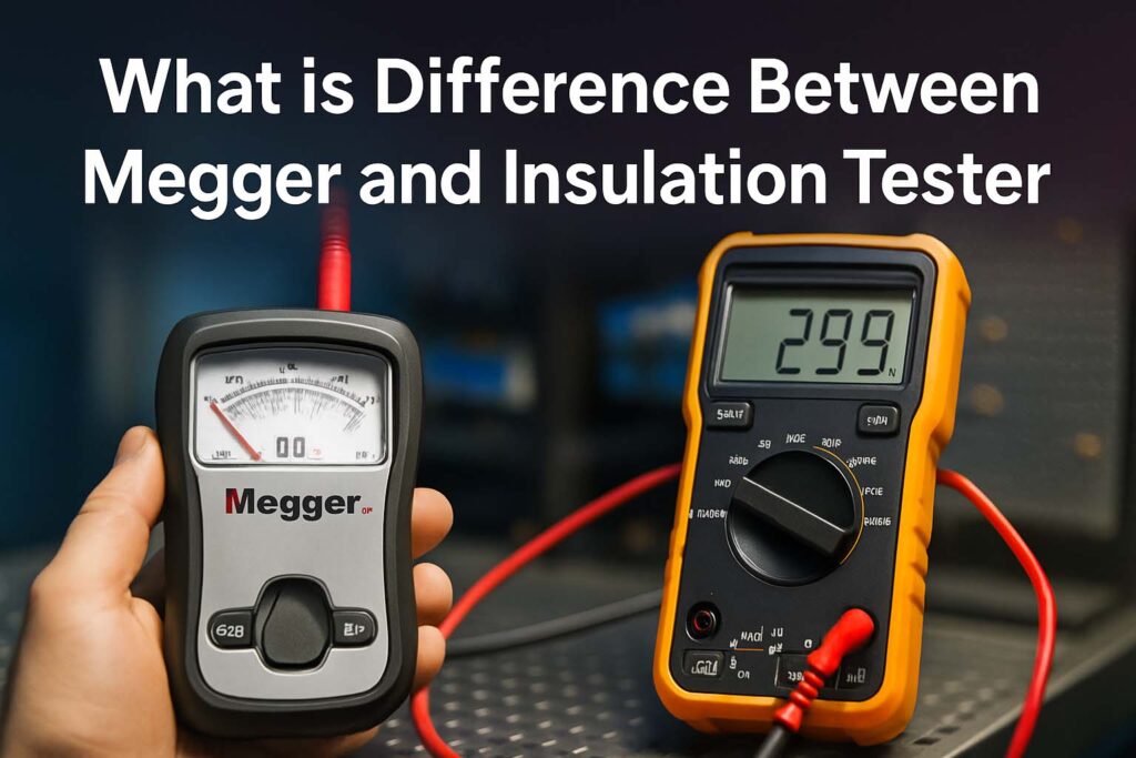 What is Difference Between Megger and Insulation Tester 1 What is Difference Between Megger and Insulation Tester