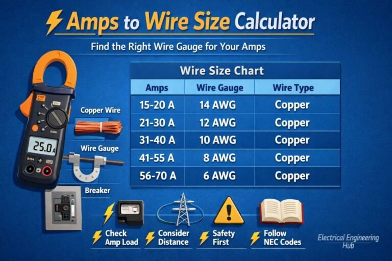 Amps to Wire Size Calculator: Best Tool 3 Amps to Wire Size Calculator