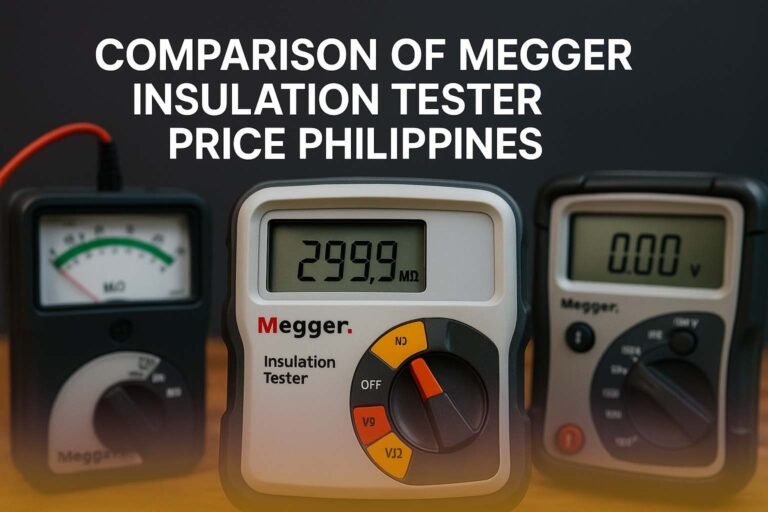 Comparison of Megger Insulation Tester Price Philippines