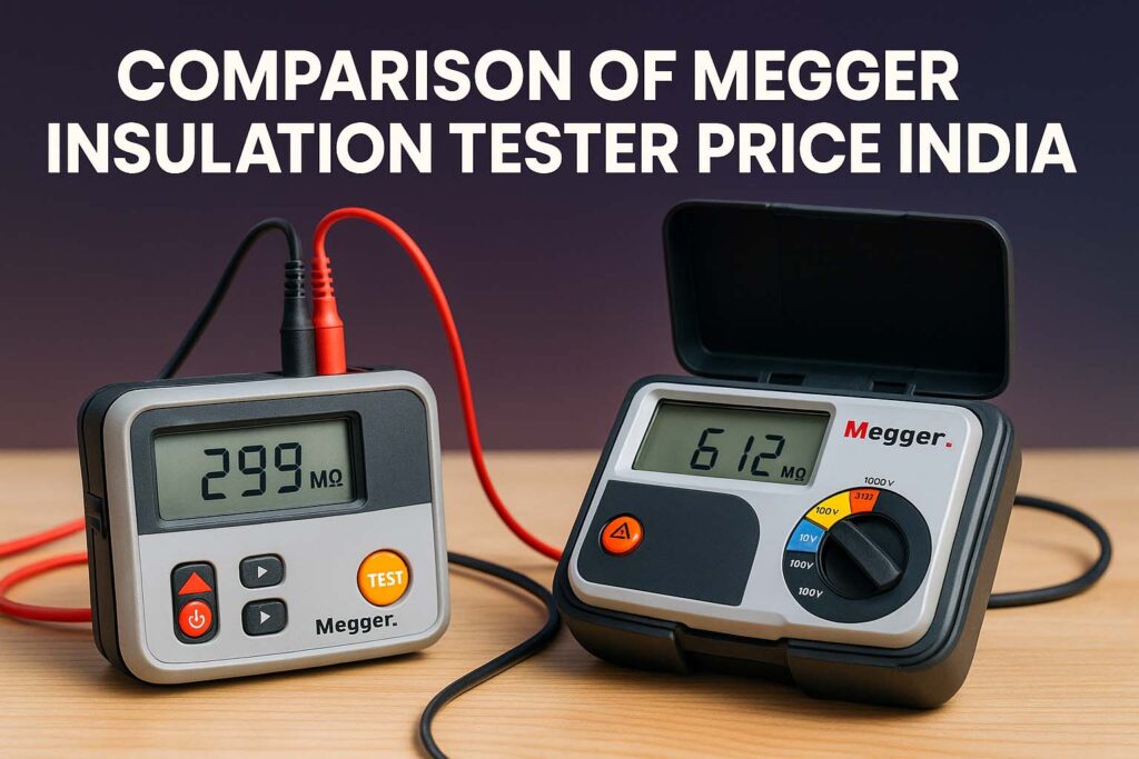 Comparison of Megger Insulation Tester Price in India 1 Comparison of Megger Insulation Tester Price in India