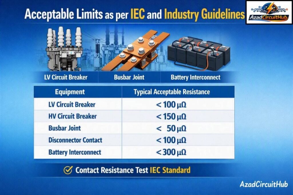 Contact Resistance Test IEC Standard: Important Guide 2 Contact Resistance Test IEC Standard Acceptable Limits
