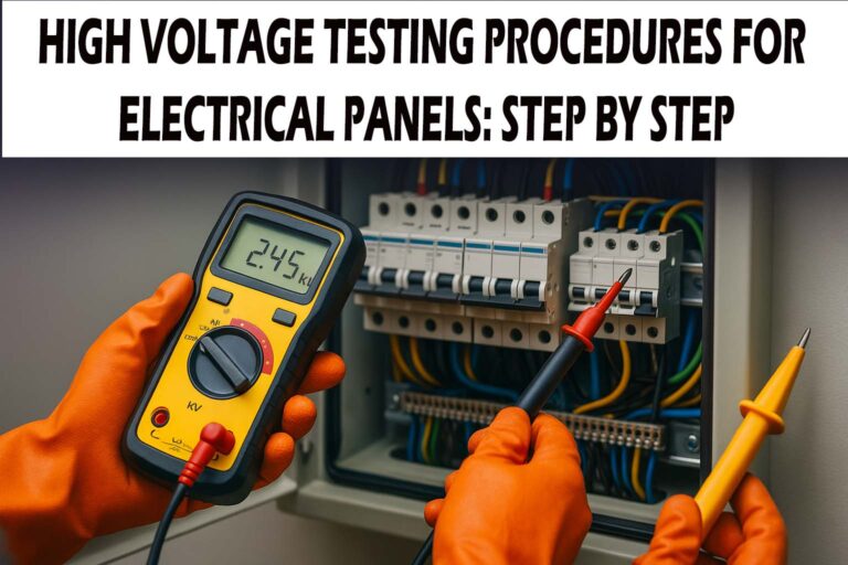 High Voltage Testing Procedures for Electrical Panels: Step by Step