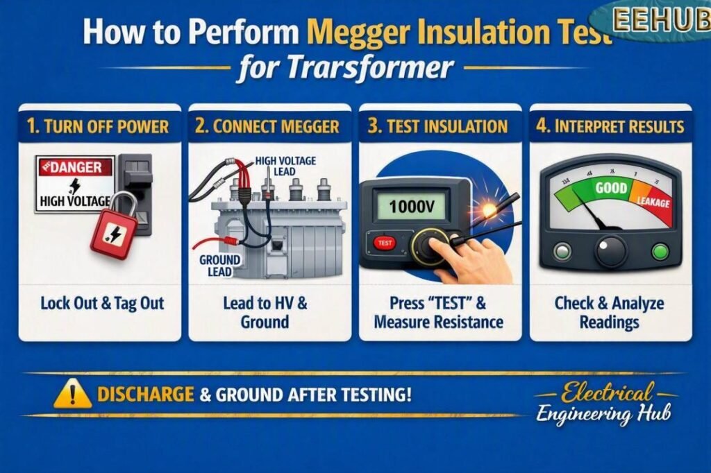 How to Perform Megger Insulation Test for Transformer