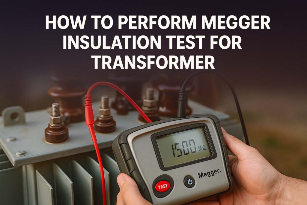 How to Perform Megger Insulation Test for Transformer 1 How to Perform Megger Insulation Test for Transformer