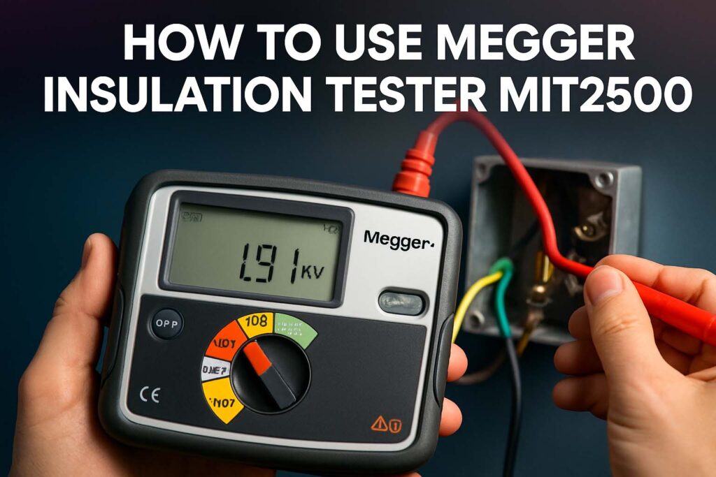 How to Use Megger Insulation Tester MIT2500 1 How to Use Megger Insulation Tester MIT2500