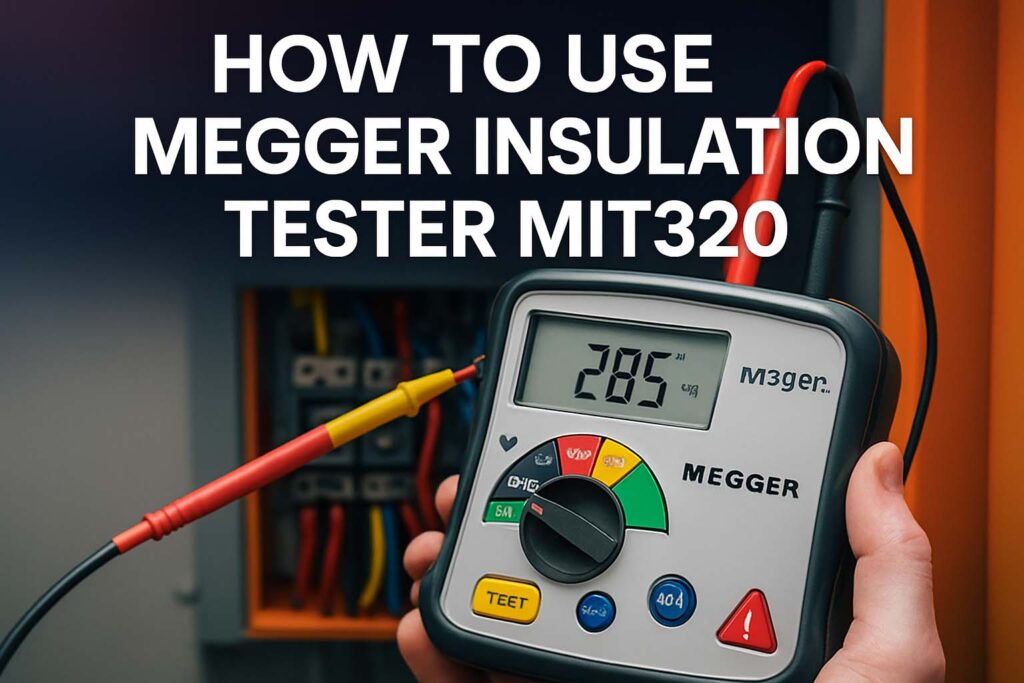 How to Use Megger Insulation Tester MIT320 1 How to Use Megger Insulation Tester MIT320