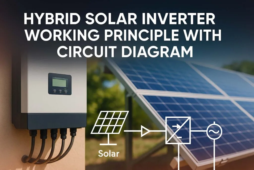 Hybrid Solar Inverter Working Principle with Circuit Diagram