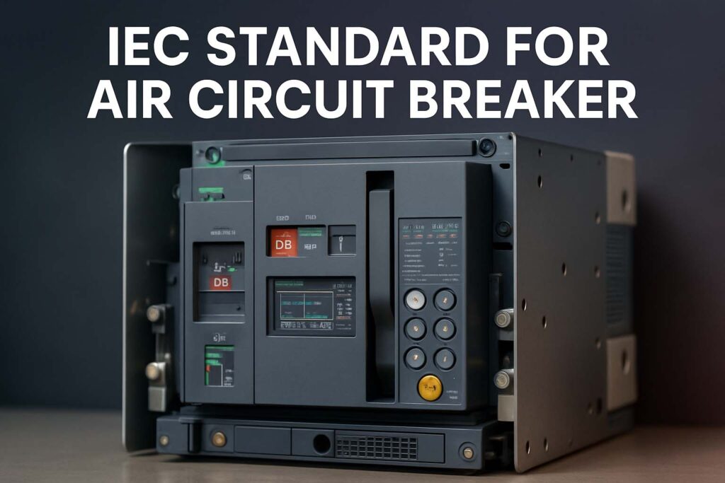 IEC Standard for Air Circuit Breaker 1 IEC Standard for Air Circuit Breaker