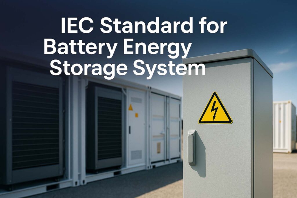 IEC Standard for Battery Energy Storage System 1 IEC Standard for Battery Energy Storage System