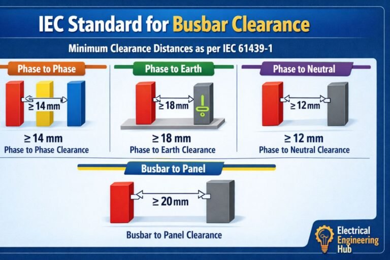 IEC Standard for Busbar Clearance