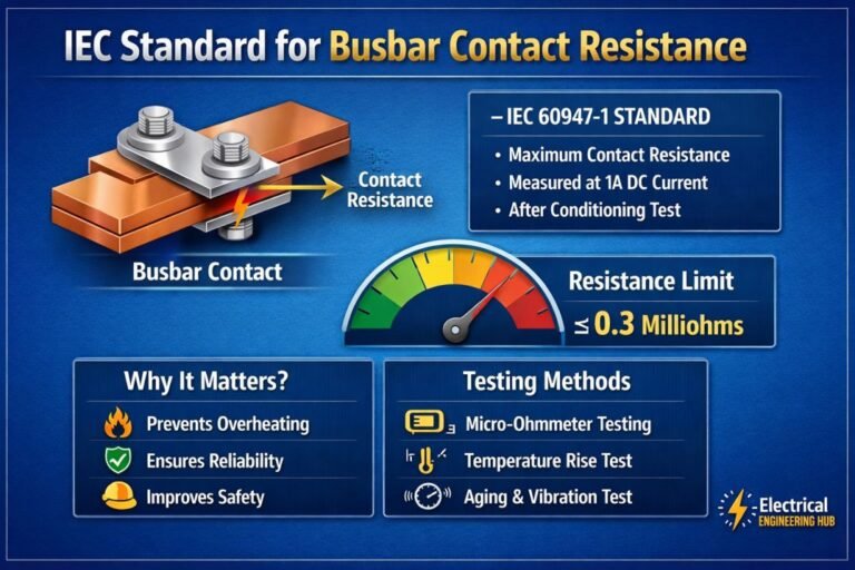 IEC Standard for Busbar Contact Resistance