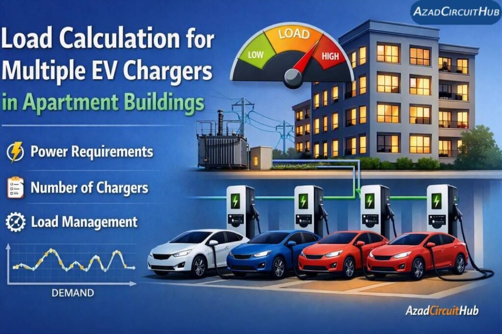 Load Calculation for Multiple EV Chargers in Apartment Buildings