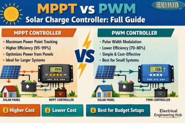 MPPT vs PWM Solar Charge Controller Full Guide