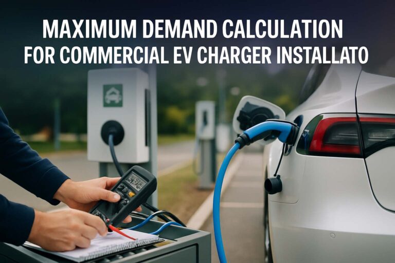 Maximum Demand Calculation for Commercial EV Charger Installations
