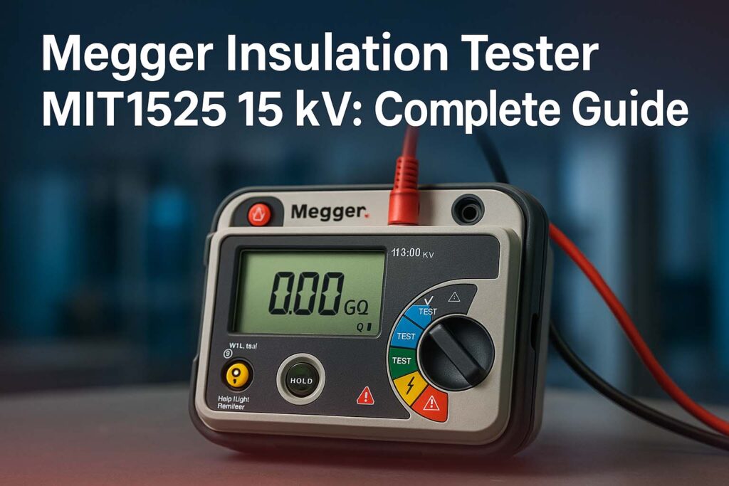 Megger Insulation Tester MIT1525 15 kV: Complete Guide 1 Megger Insulation Tester MIT1525 15 kV: Complete Guide