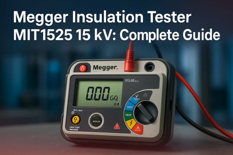 Megger Insulation Tester MIT1525 15 kV: Complete Guide