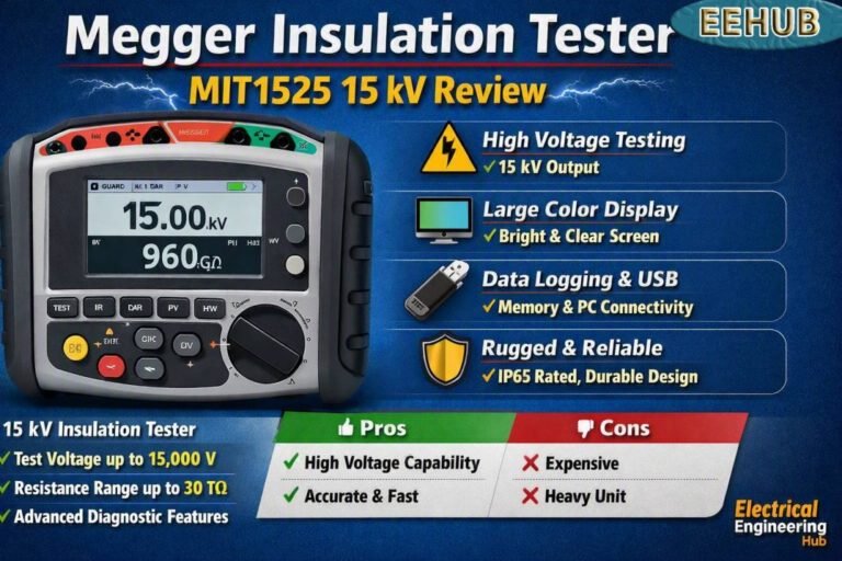 Megger Insulation Tester MIT1525 15 kV Review
