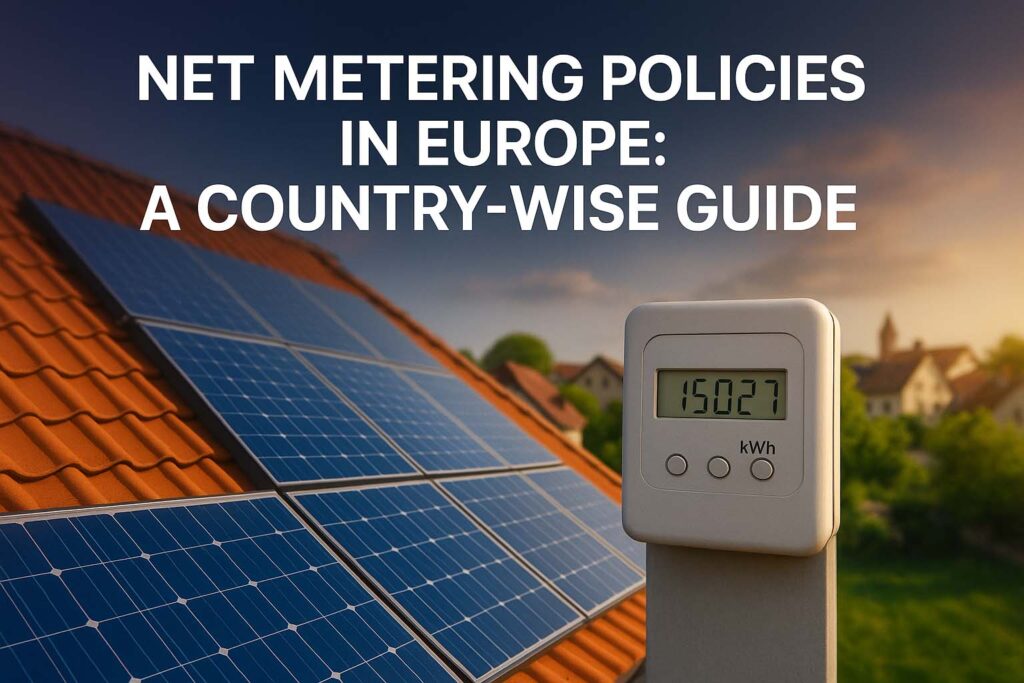 Net Metering Policies in Europe: A Country-wise Guide 1 Net Metering Policies in Europe: A Country-wise Guide