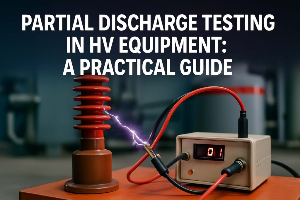 Partial Discharge Testing in HV Equipment: A Practical Guide 1 Partial Discharge Testing in HV Equipment: A Practical Guide