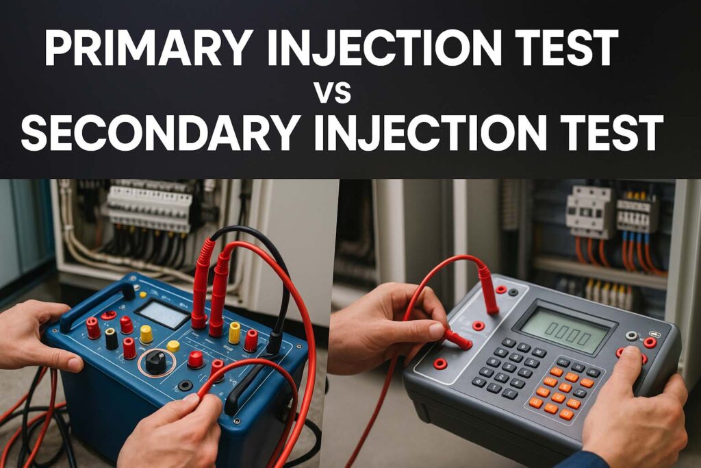 Primary Injection Test vs Secondary Injection Test 1 Primary Injection Test vs Secondary Injection Test