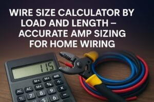 Wire Size Calculator By Load And Length – Accurate Amp Sizing For Home
