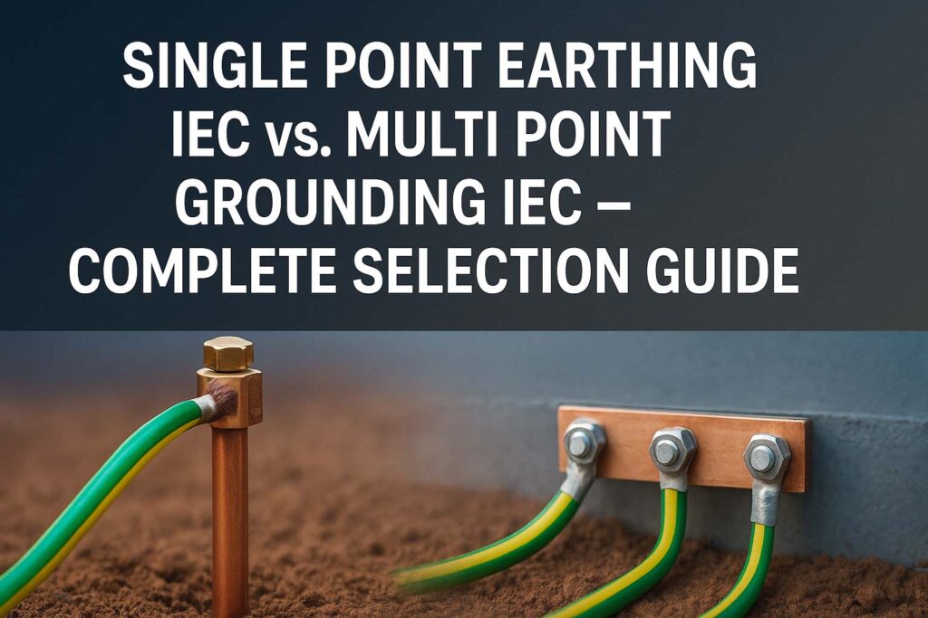 Single Point Earthing IEC vs. Multi Point Grounding IEC – Complete Selection Guide 1 Single Point Earthing IEC vs. Multi Point Grounding IEC – Complete Selection Guide