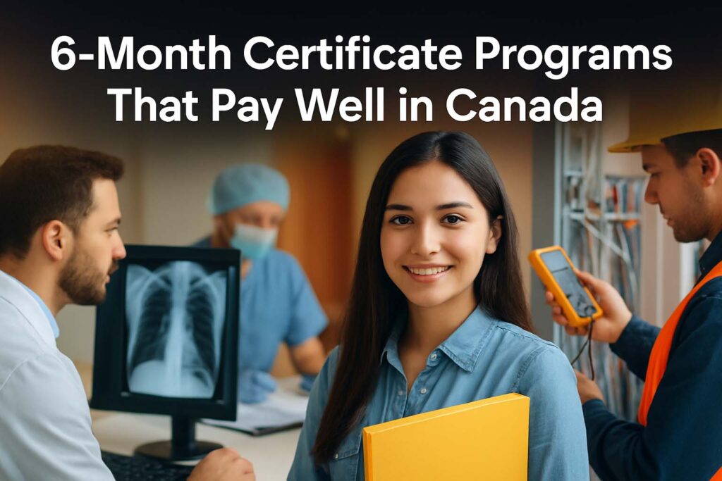 6-Month Certificate Programs That Pay Well in Canada 1 6-Month Certificate Programs That Pay Well in Canada