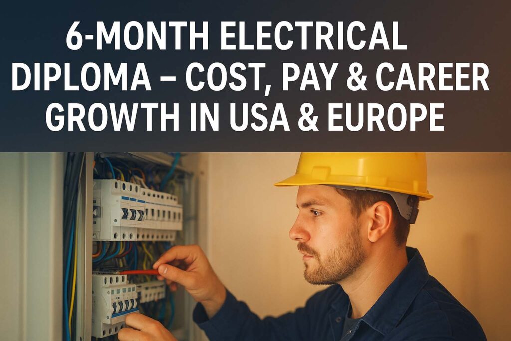 6-Month Electrical Diploma – Cost, Pay & Career Growth in USA & Europe 1 6-Month Electrical Diploma – Cost, Pay & Career Growth in USA & Europe