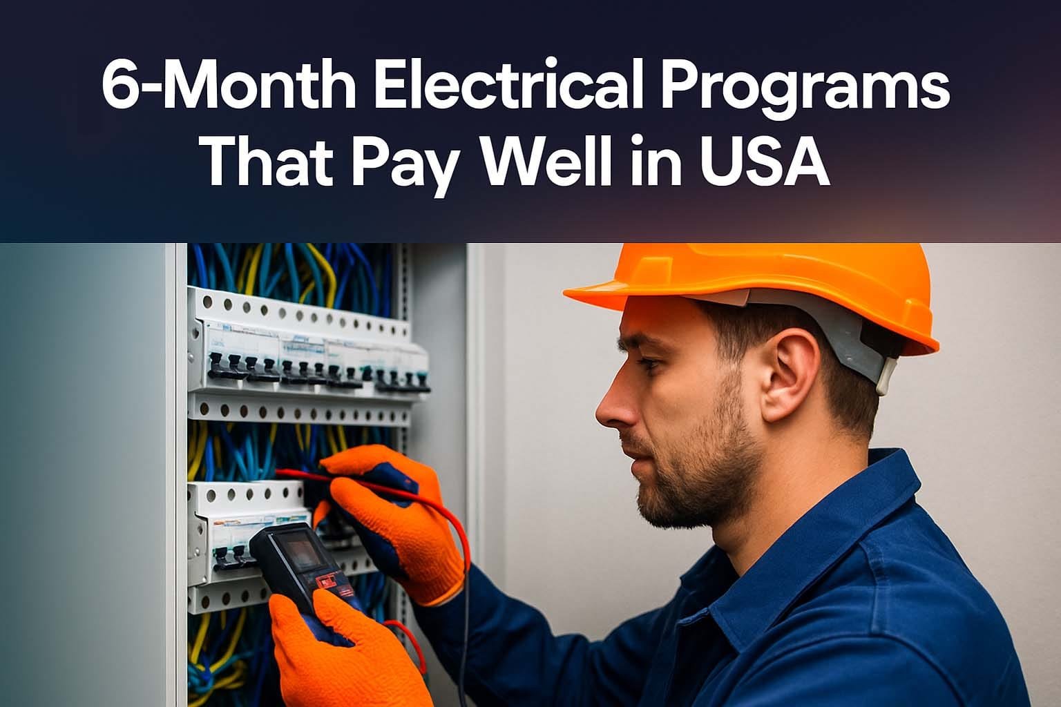 Electrical Programme 6-Month Electrical Programs That Pay Well In USA : Electrical ...