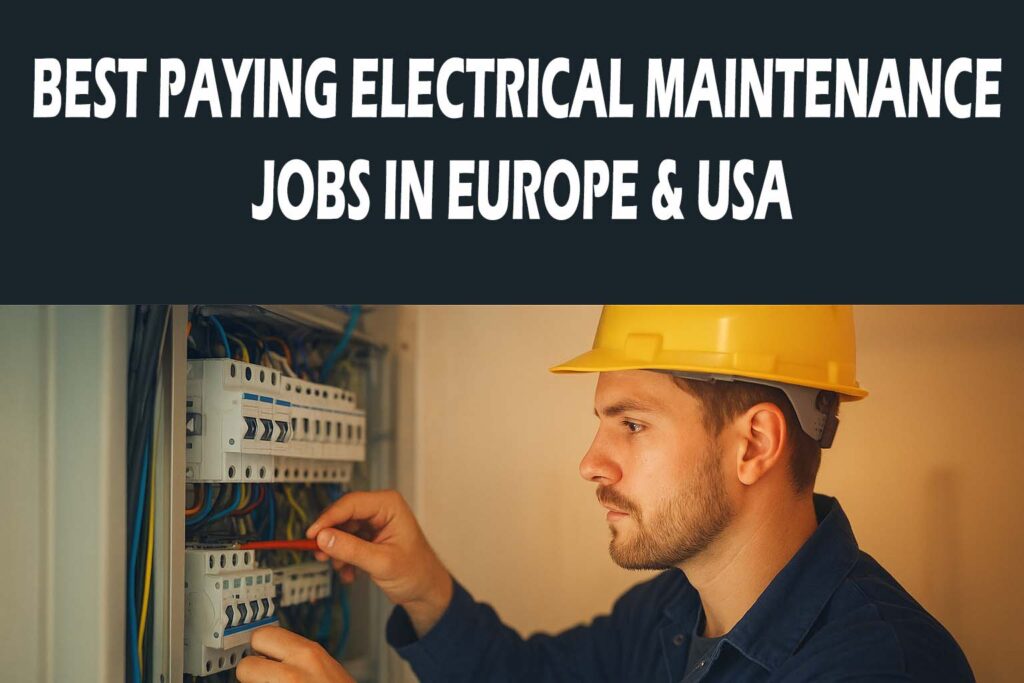 Best Paying Electrical Maintenance Jobs in Europe & USA 1 Best Paying Electrical Maintenance Jobs in Europe & USA