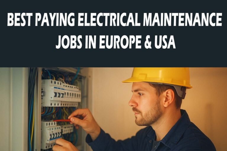 Best Paying Electrical Maintenance Jobs in Europe & USA 1 Best Paying Electrical Maintenance Jobs in Europe & USA