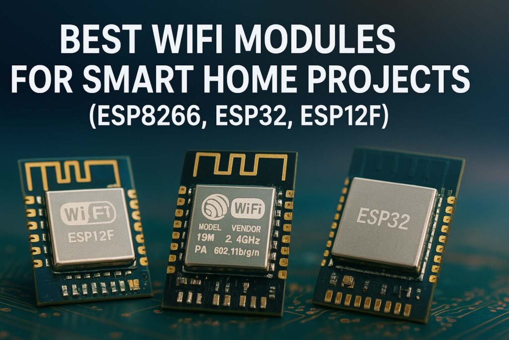 Best WiFi Modules for Smart Home Projects (ESP8266, ESP32, ESP12F) 2 Best WiFi Modules for Smart Home Projects (ESP8266, ESP32, ESP12F)