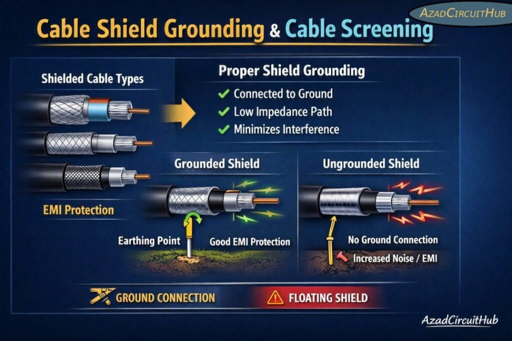 Cable Shield Grounding & Cable Screening