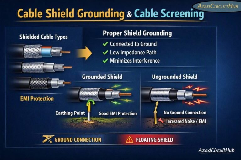 Cable Shield Grounding & Cable Screening