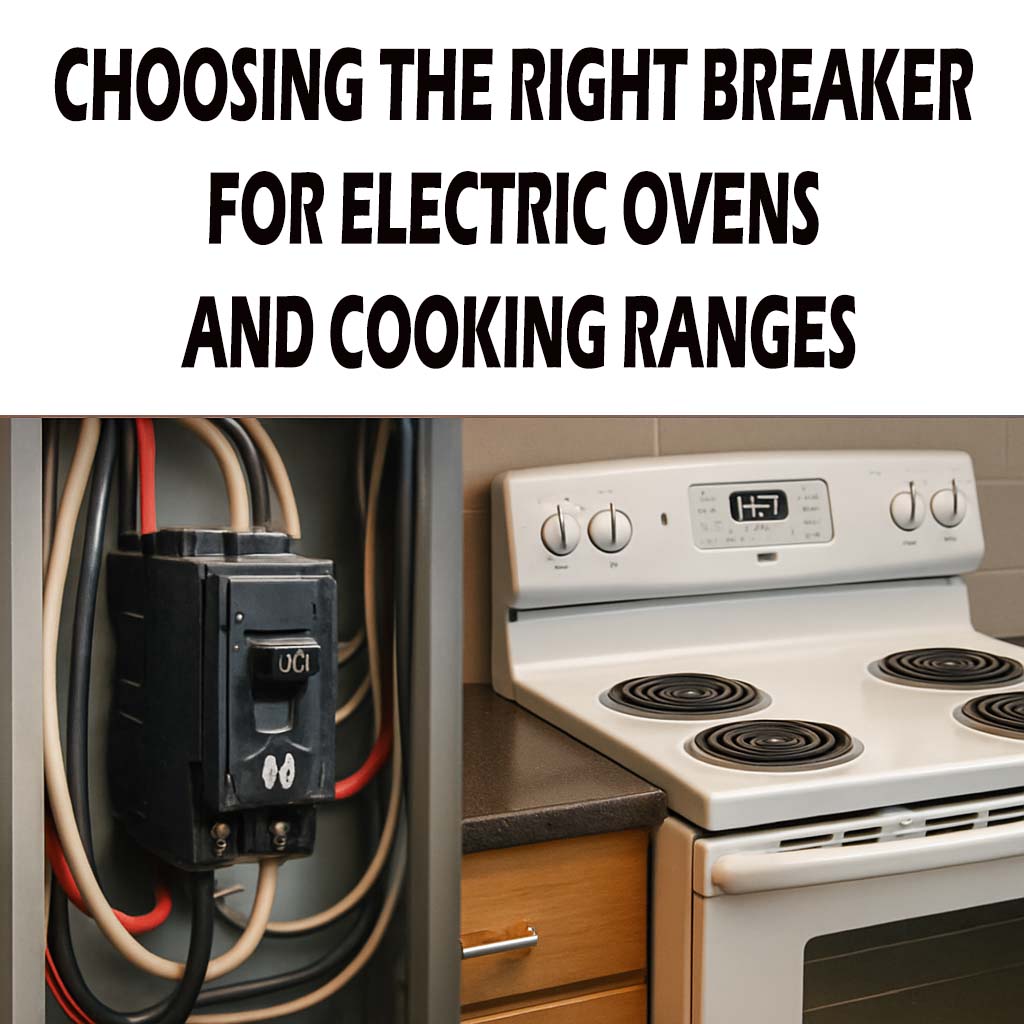 Choosing the Right Breaker for Electric Ovens and Cooking Ranges 1 Choosing the Right Breaker for Electric Ovens and Cooking Ranges
