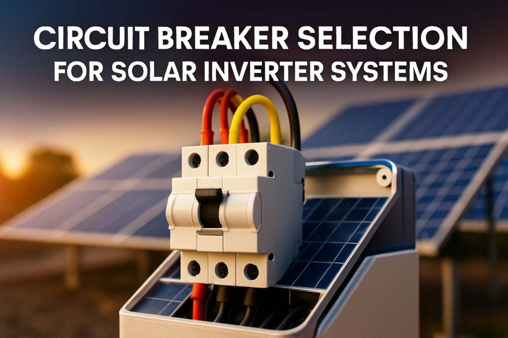 Circuit Breaker Selection for Solar Inverter Systems – Choosing the Right Breaker for Solar Safety 1 Circuit Breaker Selection for Solar Inverter Systems – Choosing the Right Breaker for Solar Safety