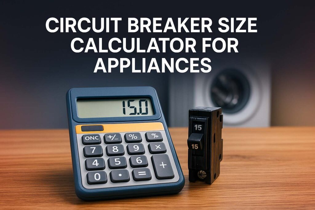 Circuit Breaker Size Calculator for Appliances